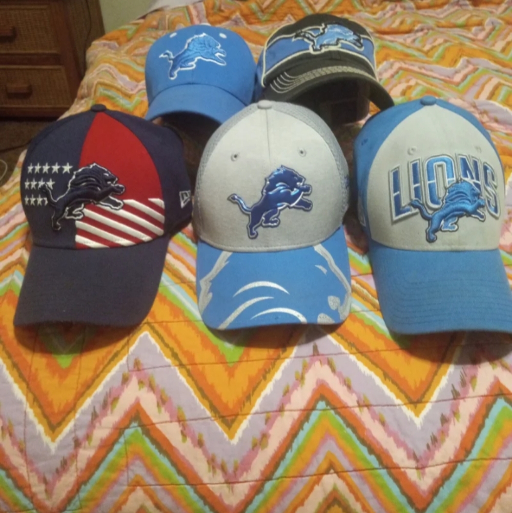 Detroit Lions Flex fit hat collection